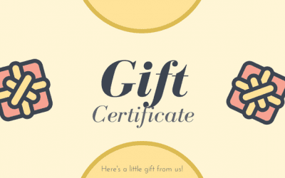 Great Gift Certificate Holiday Offers (50-60% OFF). Hurry. Limited.