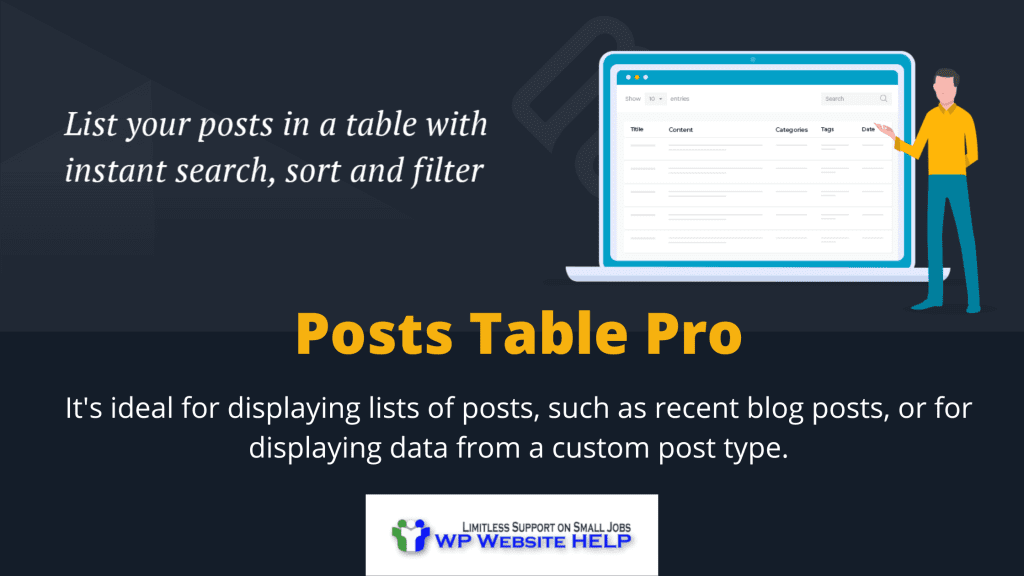 Posts Table Pro