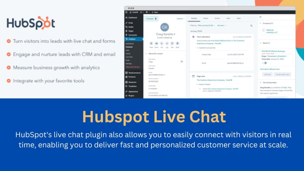 Hubspot Live Chat