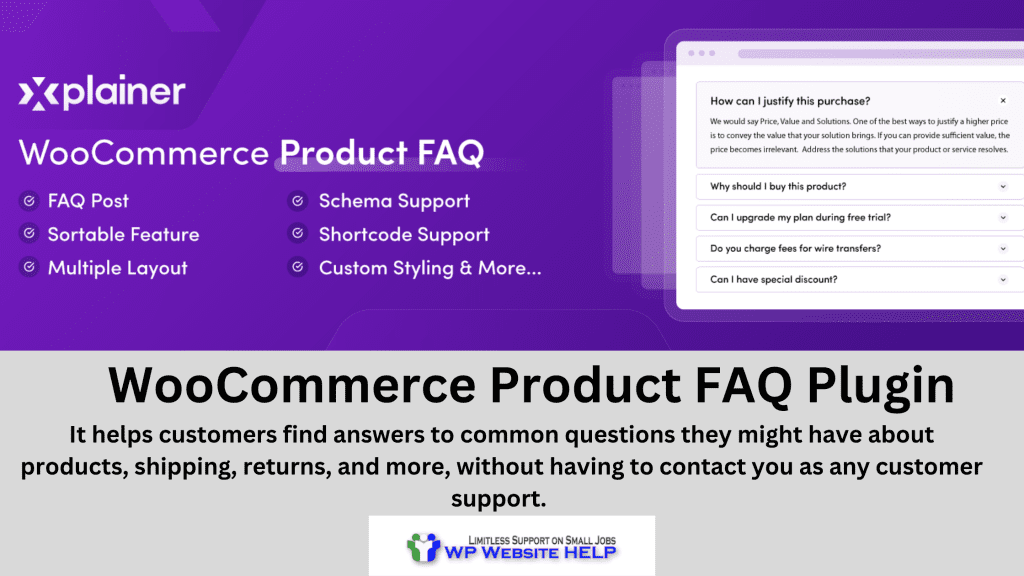 WooCommerce Product FAQ Plugin